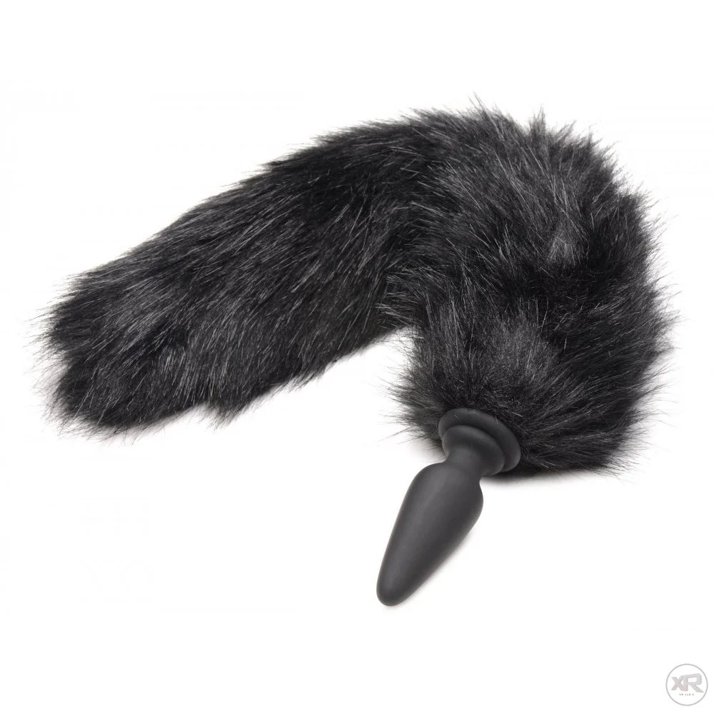 Large Anal Plug with Interchangeable Fox Tail - Image 3