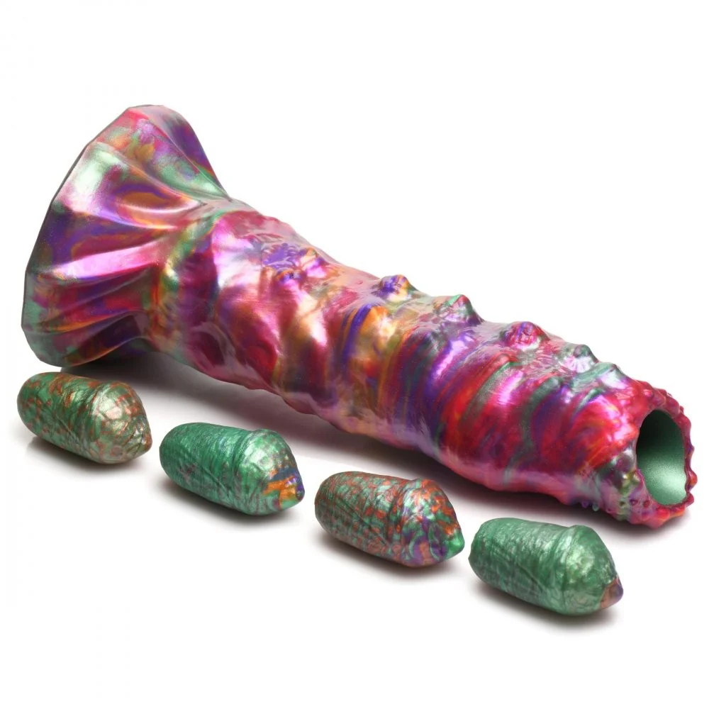 Larva Silicone Ovipositor Dildo with Eggs - Image 7