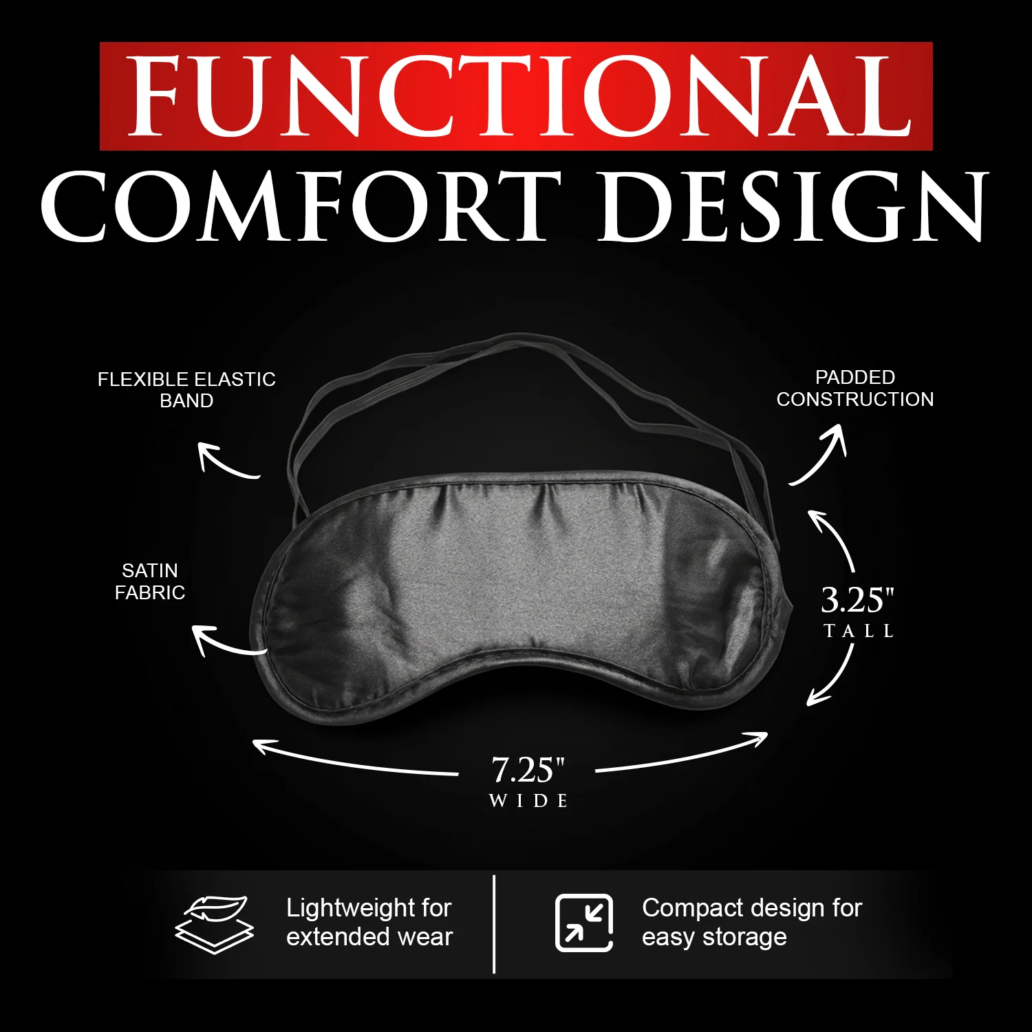Le Boheme Satin Blindfold - Image 6
