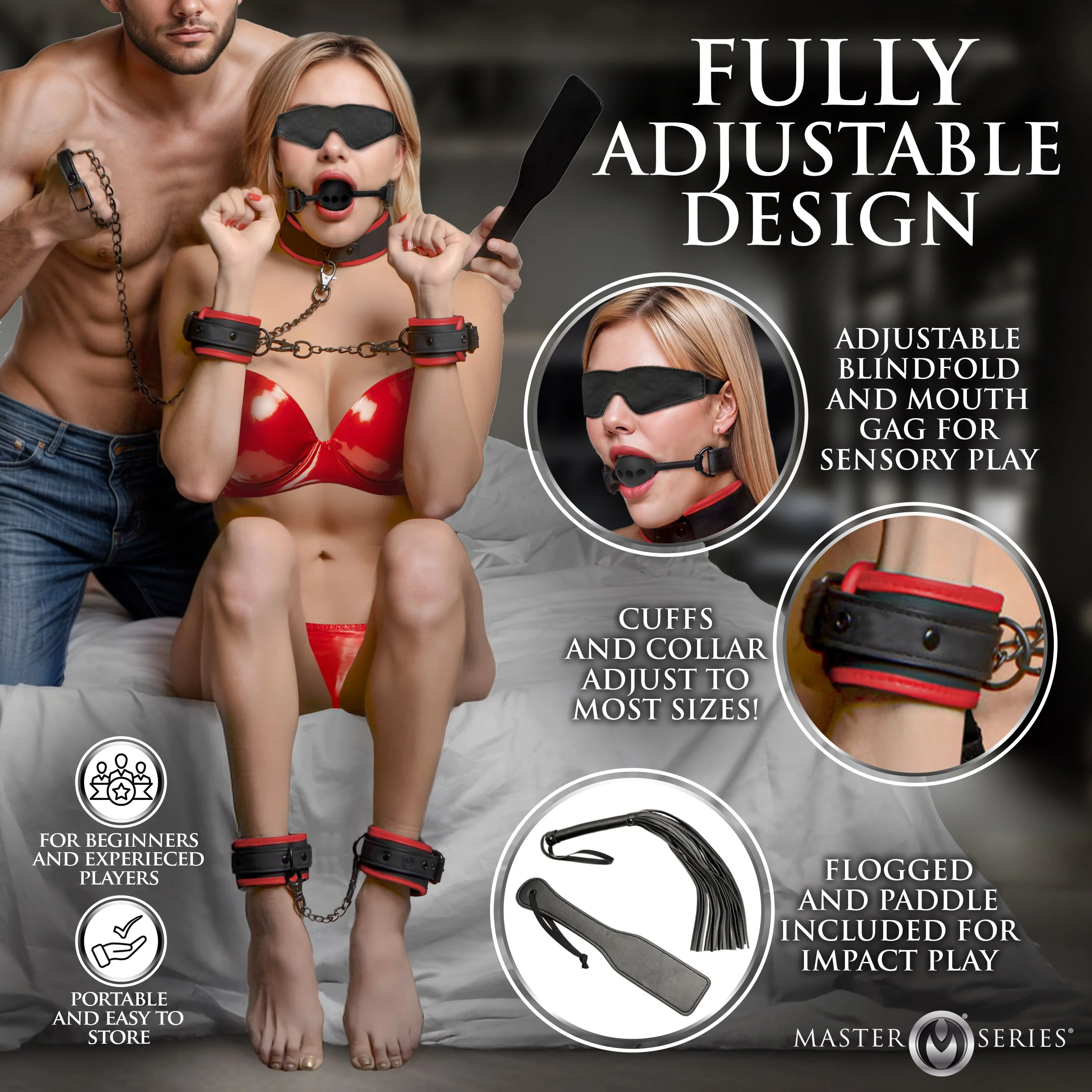 Leather Bondage Travel Set - Image 3