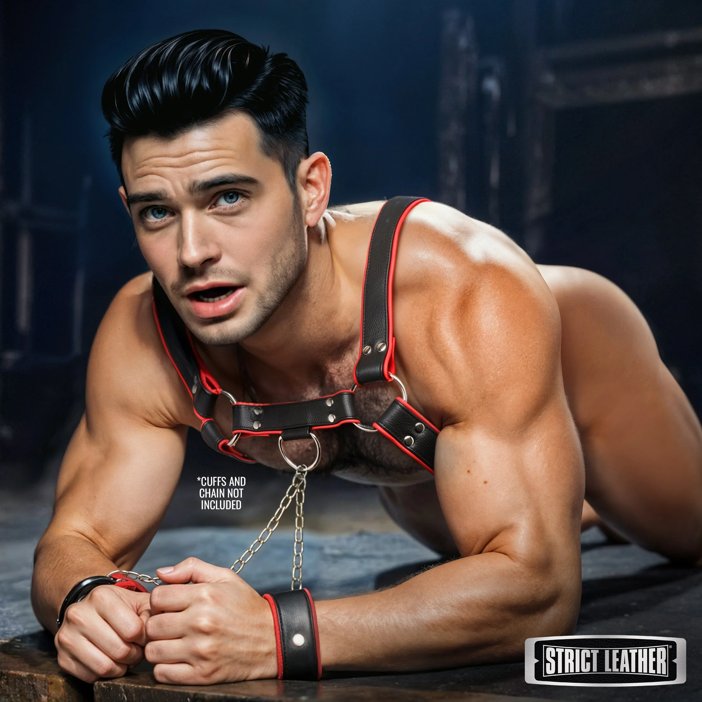 Leather English Bull Dog Harness - Image 2