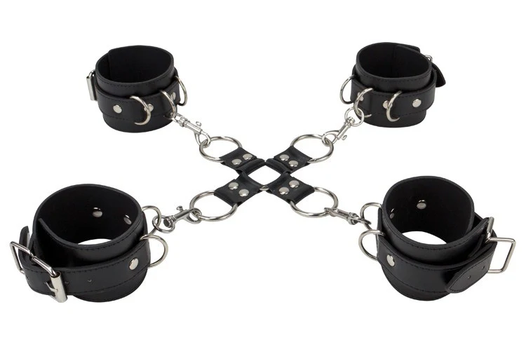 Leather Hand and Leg Cuffs - Image 2