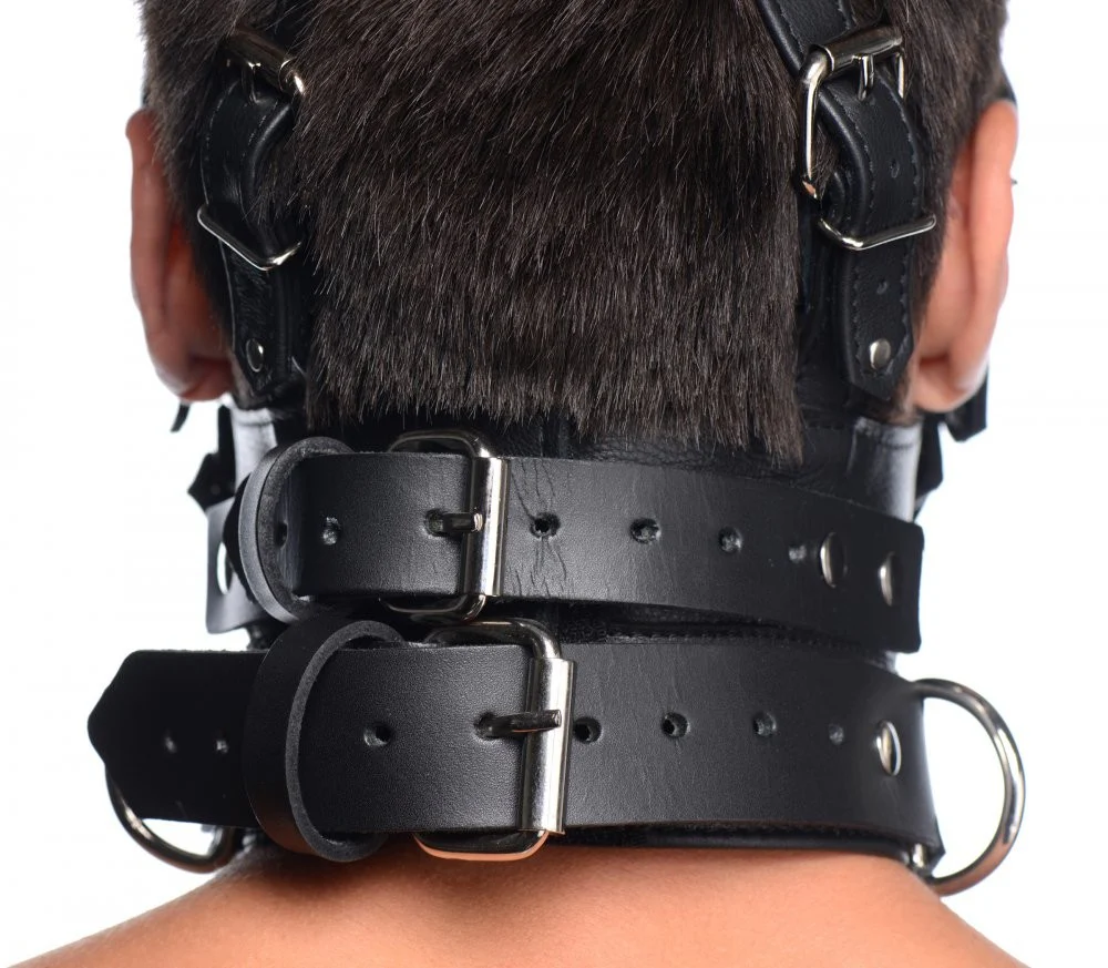 Leather Head Harness with Removeable Gag - Image 3