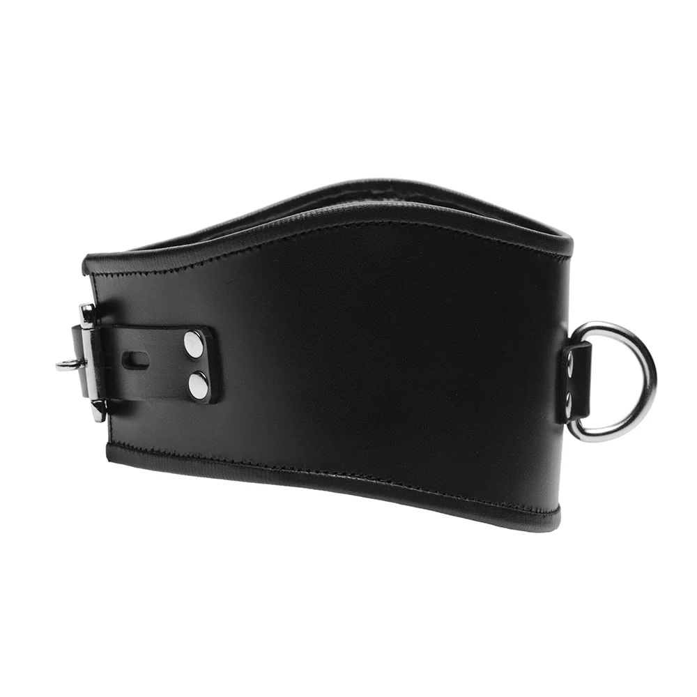 Padded Leather Locking Posture Collar - Image 3