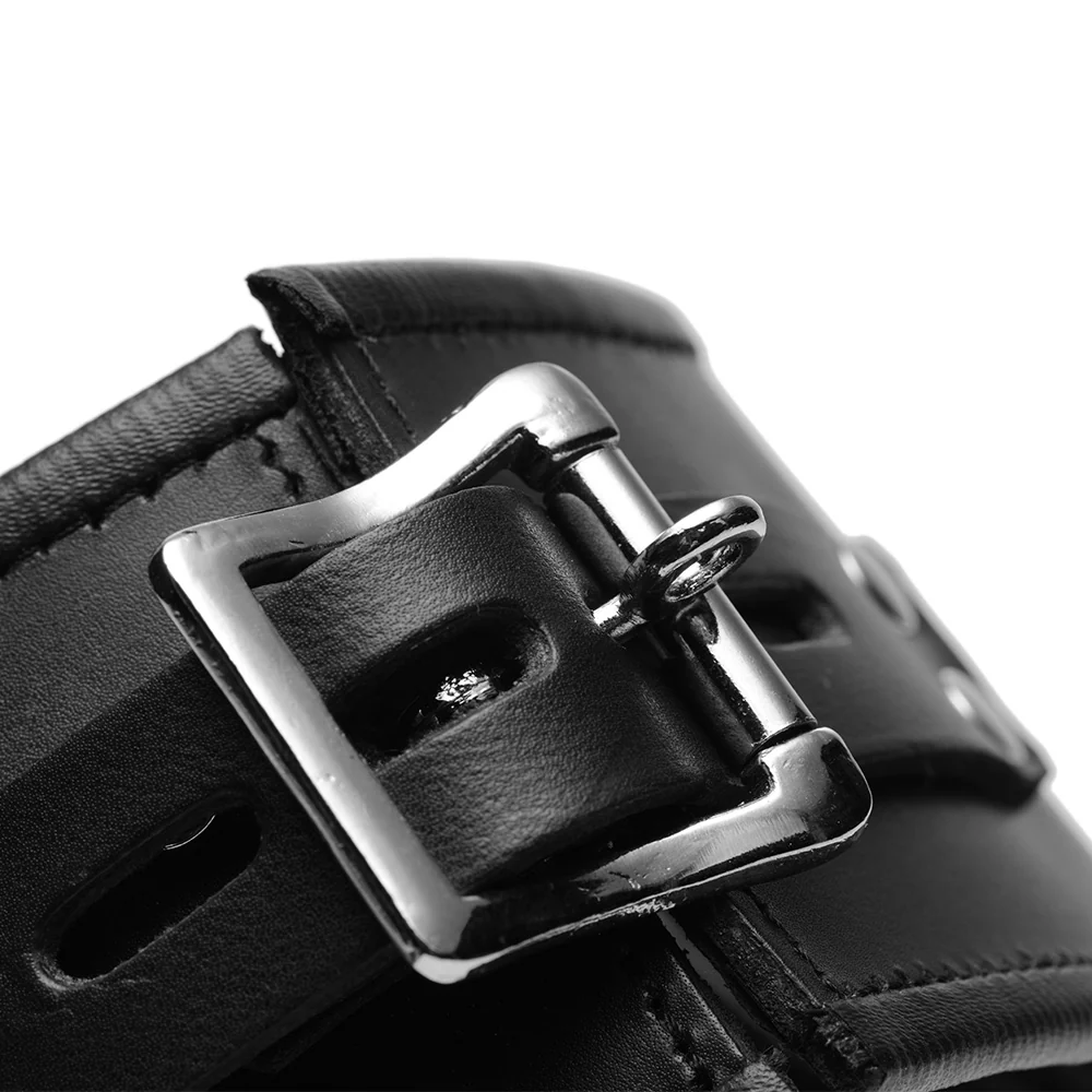 Padded Leather Locking Posture Collar - Image 4