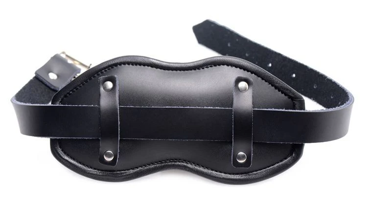Leather Padded Silicone Penis Mouth Gag - Image 2