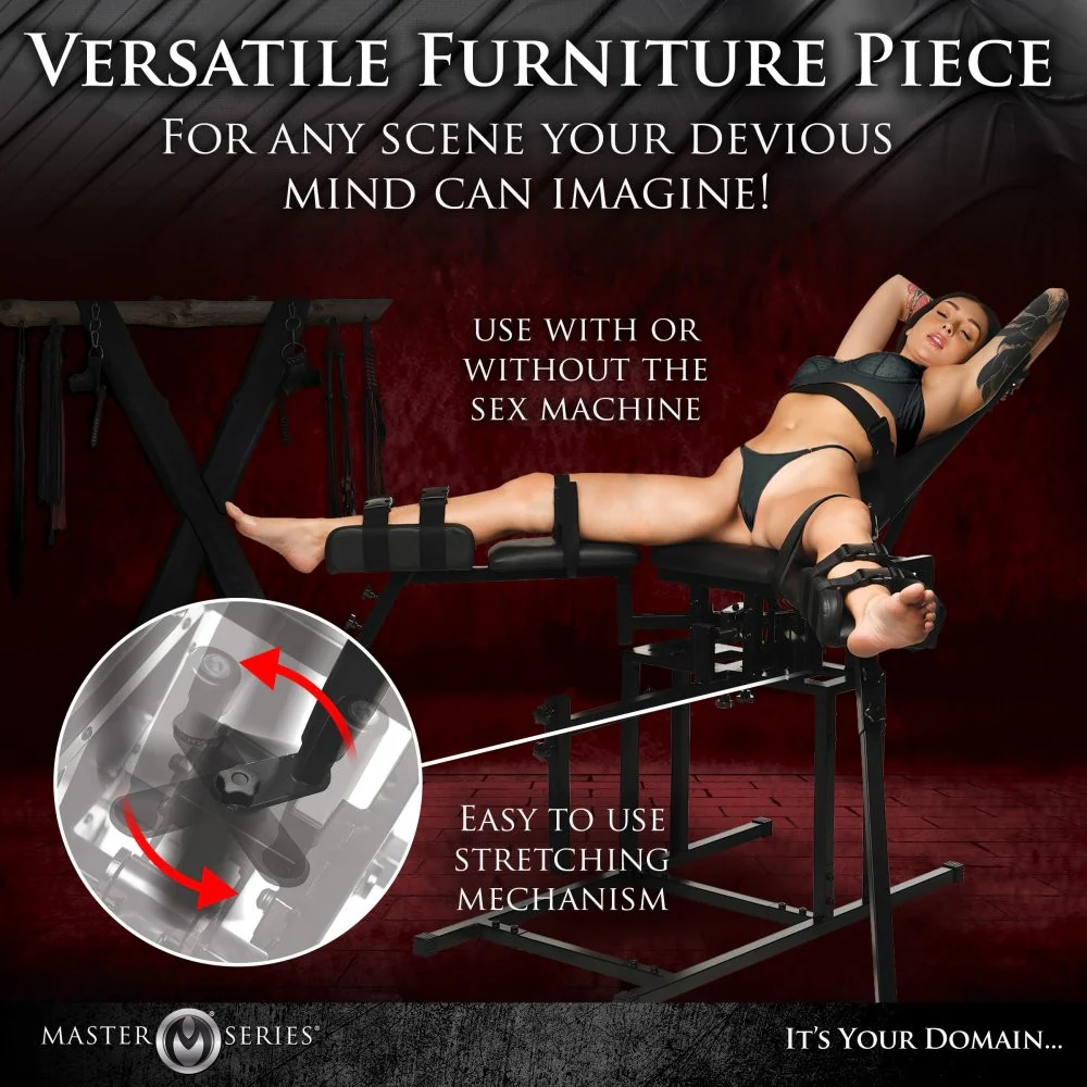 Leg Spreader Obedience Chair with Sex Machine - Image 5