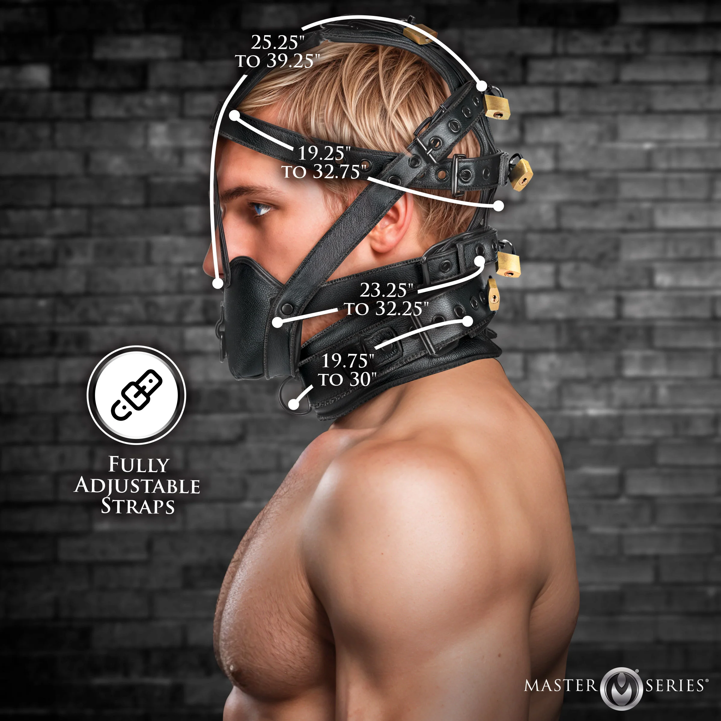 Lockable Head Harness with Muzzle - Image 4