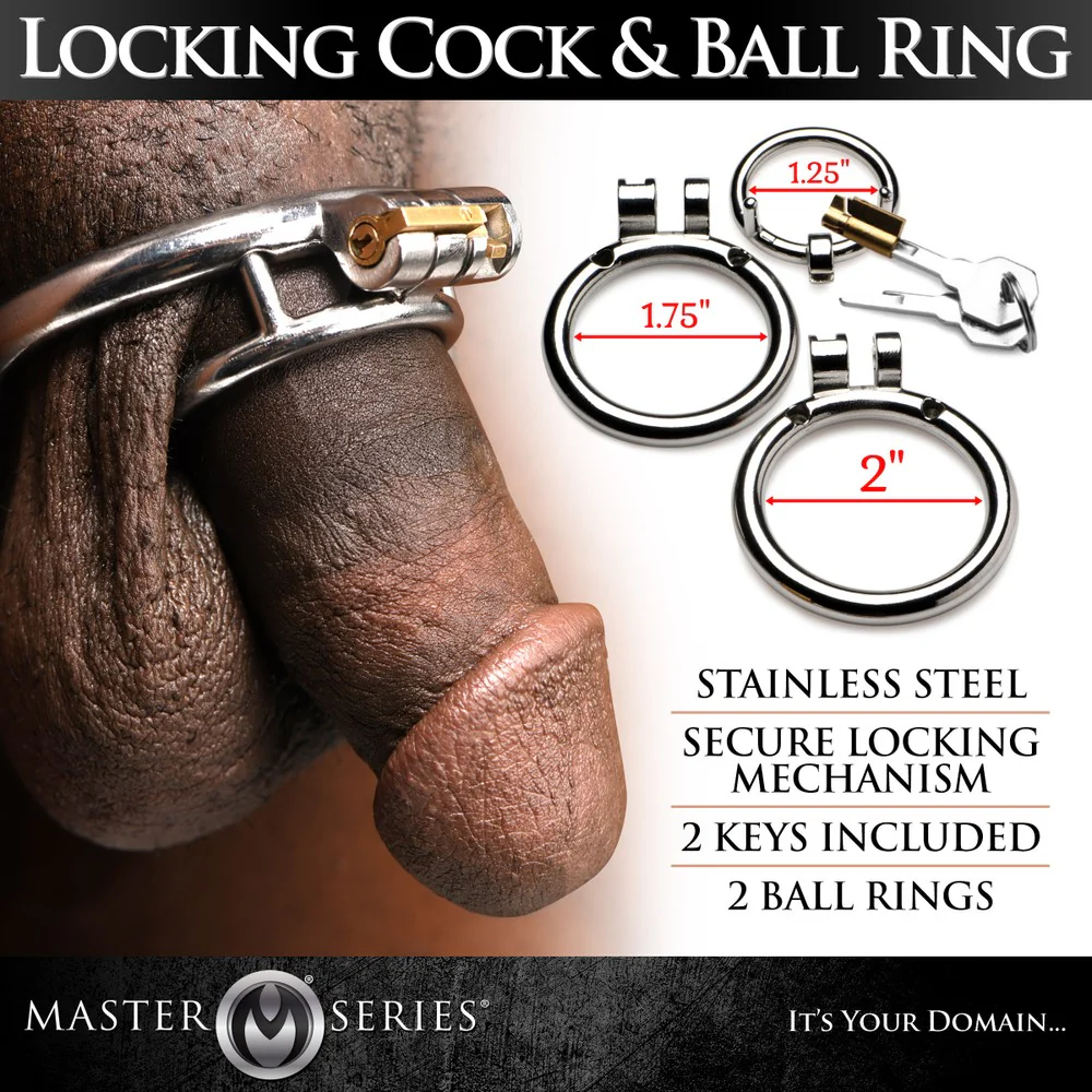 Locking Cock and Ball Ring - Image 2