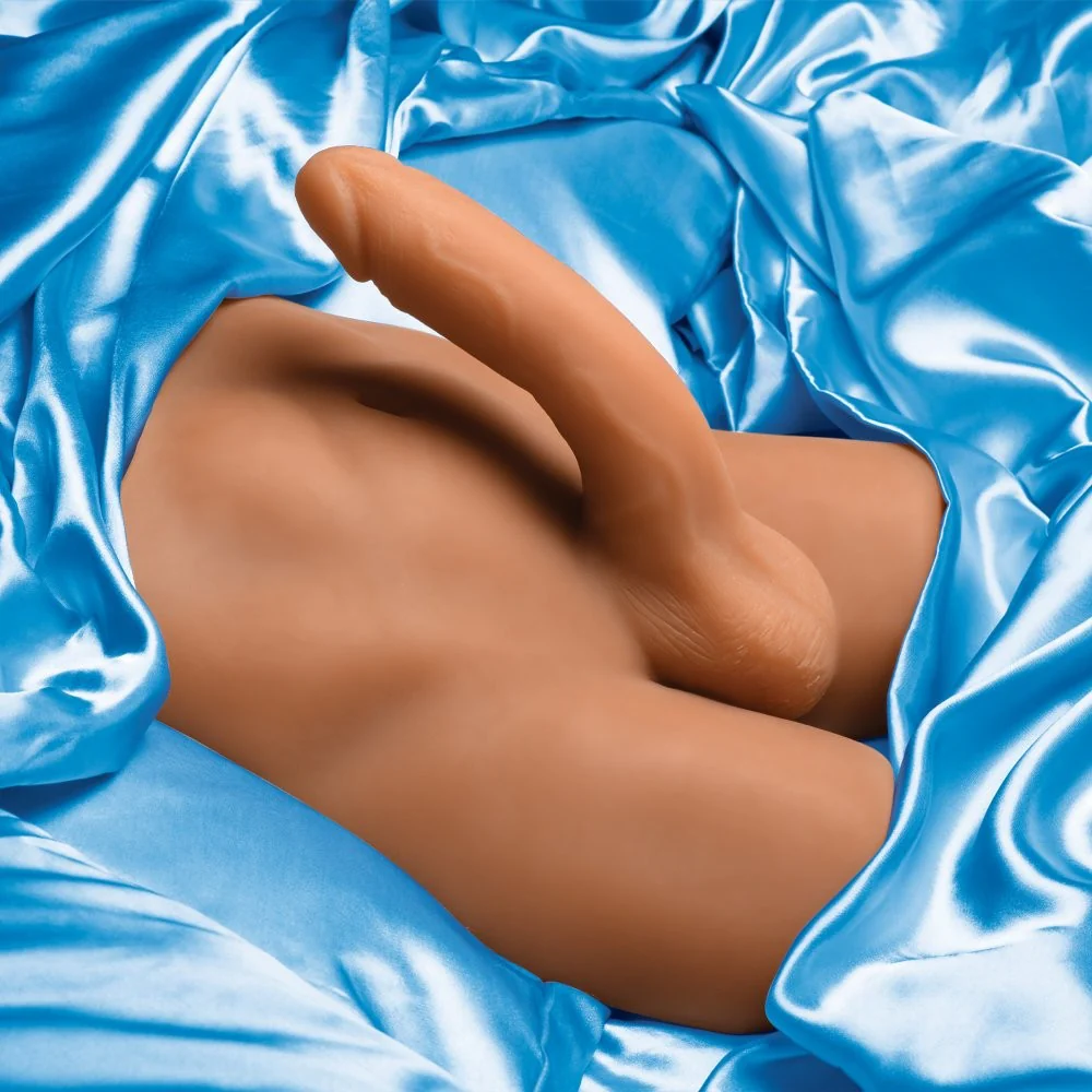Male Ass Masturbator with Posable Dildo - Image 2