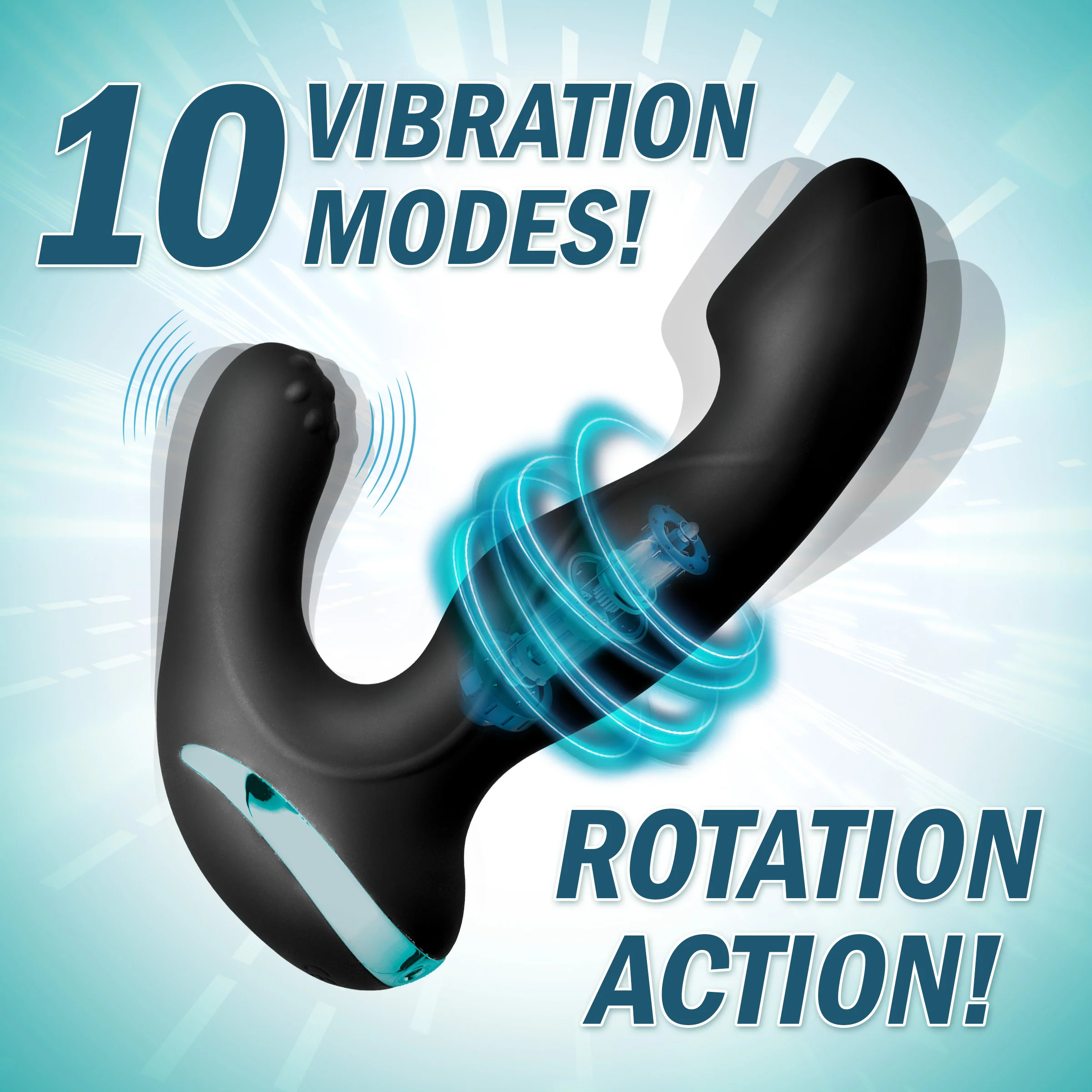 Mega Maverick 10X Rotating Vibrating Prostate Stimulator - Image 4