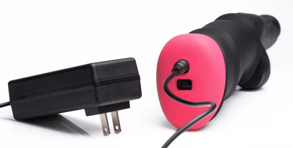 Mega-Pounder Hand-held Thrusting Silicone Dildo - Image 4
