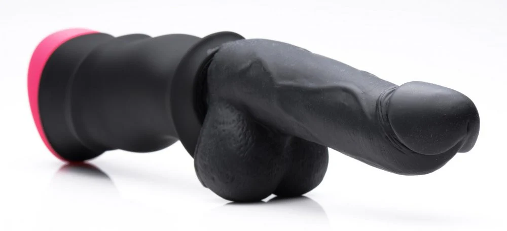 Mega-Pounder Hand-held Thrusting Silicone Dildo - Image 5