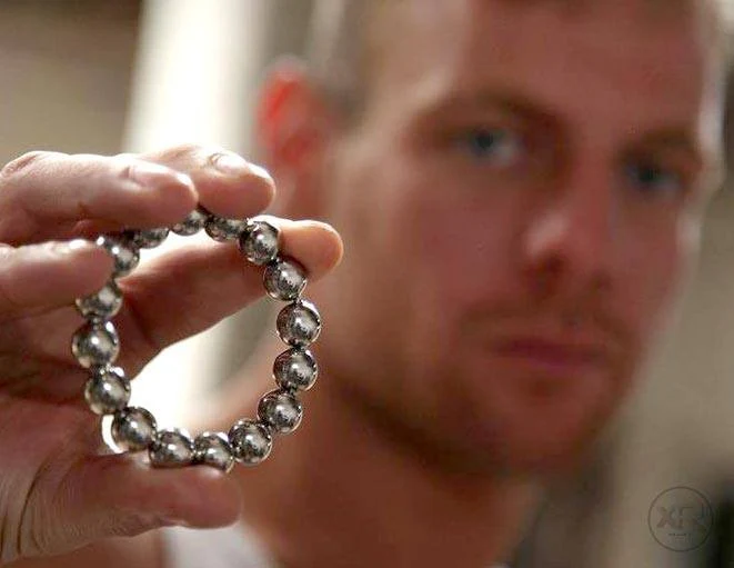 Meridian Stainless Steel Beaded Cock Rings - Image 4