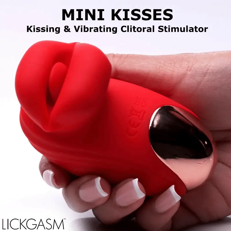 Mini Kisses Kissing + Vibrating Clitoral Stimulator - Image 2