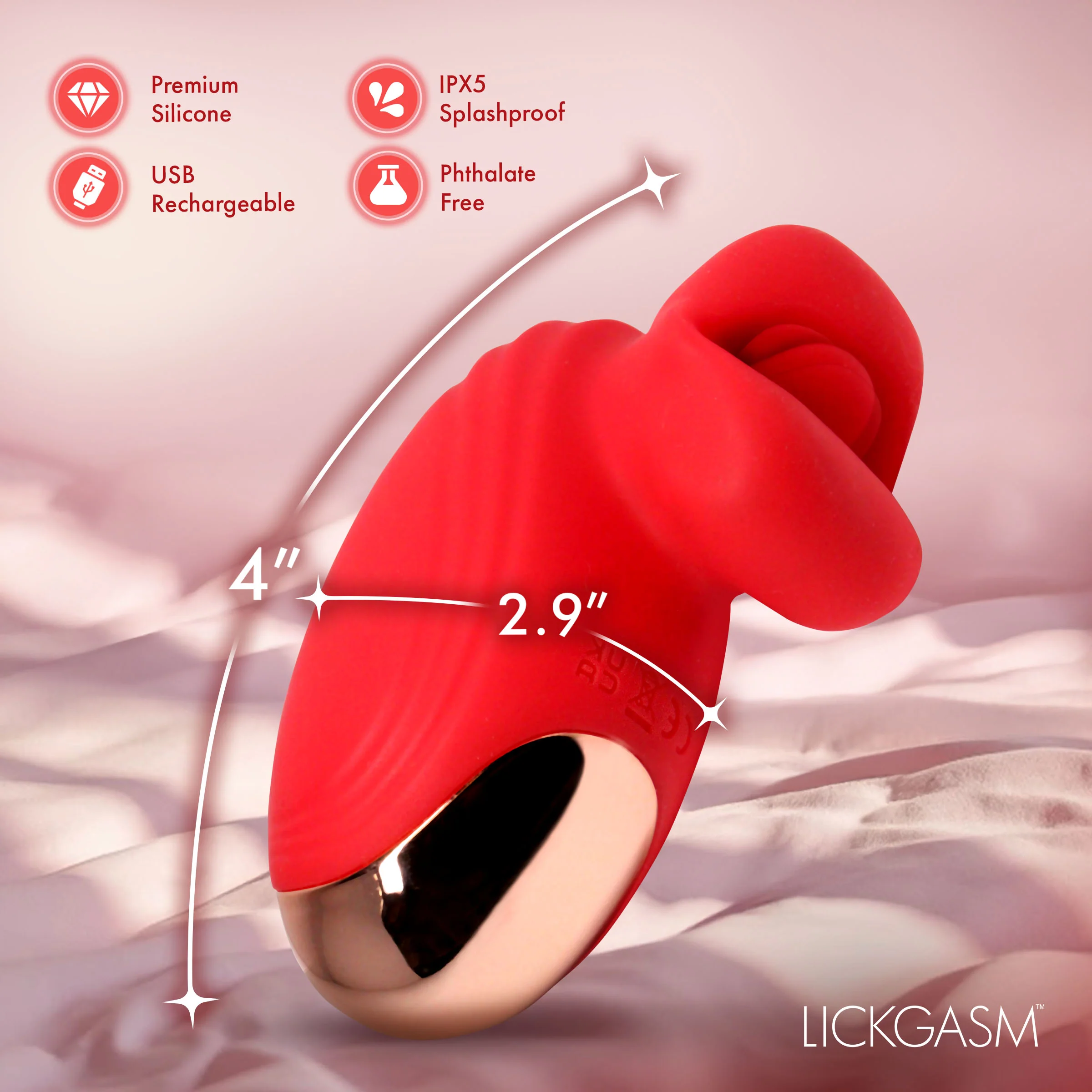 Mini Kisses Kissing + Vibrating Clitoral Stimulator - Image 5