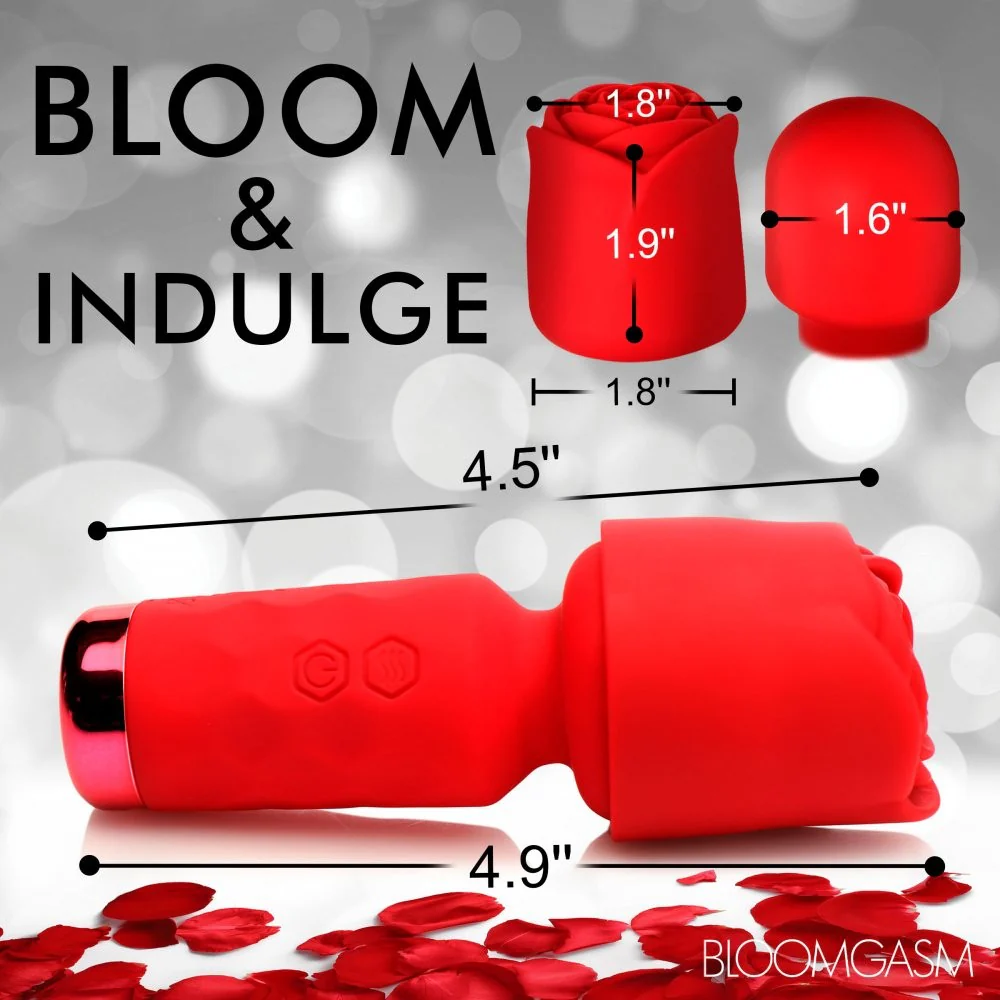 Mini Pleasure Rose-Petite Silicone Rose Wand - Image 5