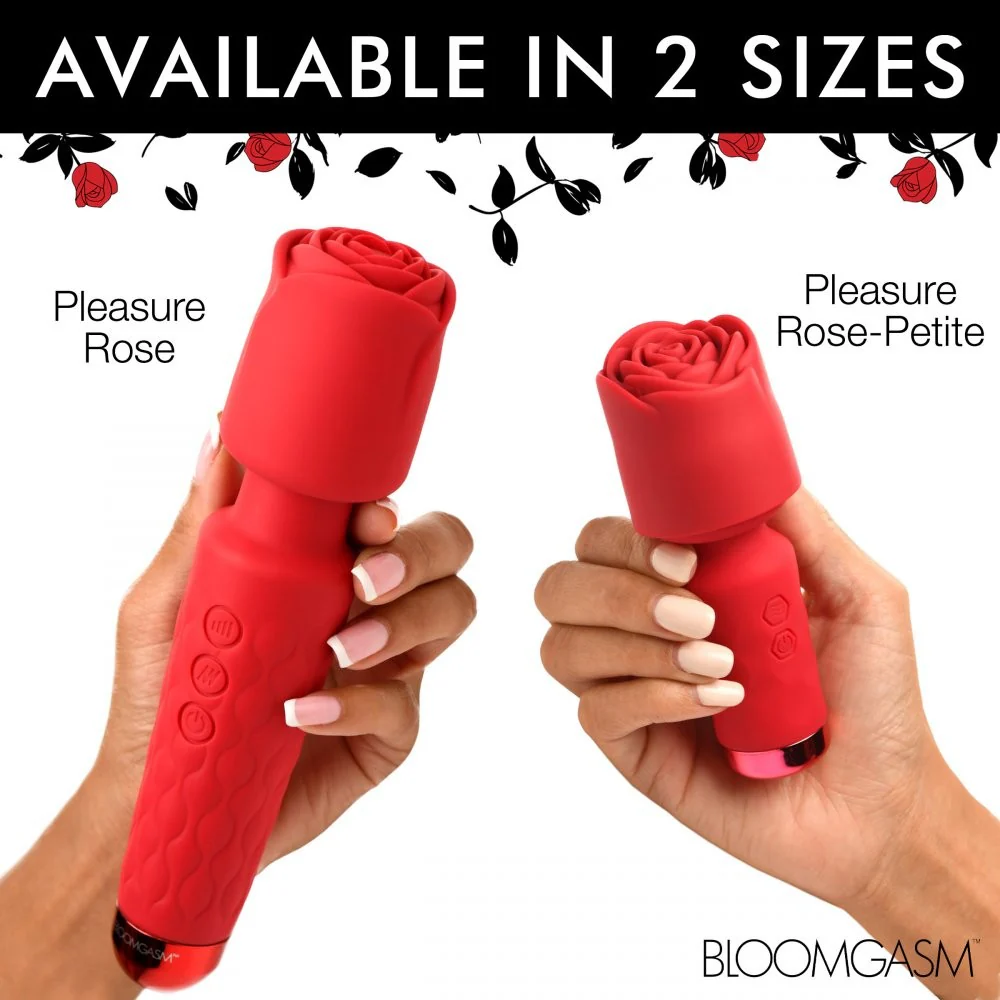 Mini Pleasure Rose-Petite Silicone Rose Wand - Image 8