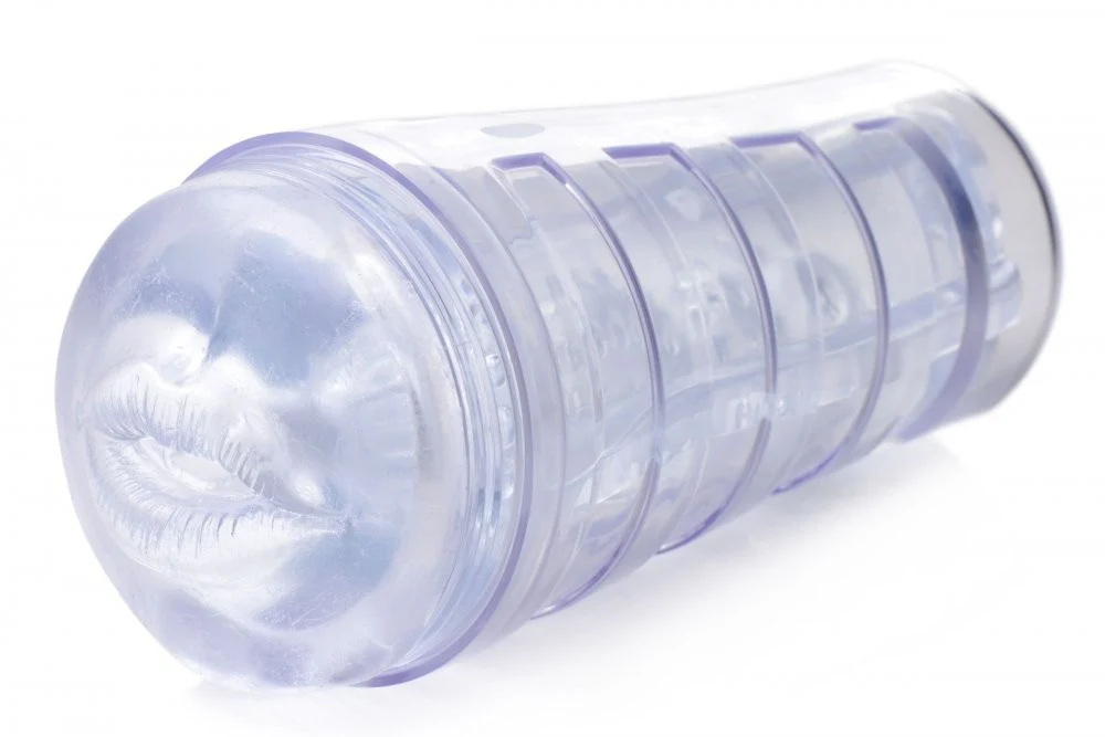 Mistress Courtney Diamond Deluxe Clear Mouth Stroker - Image 2