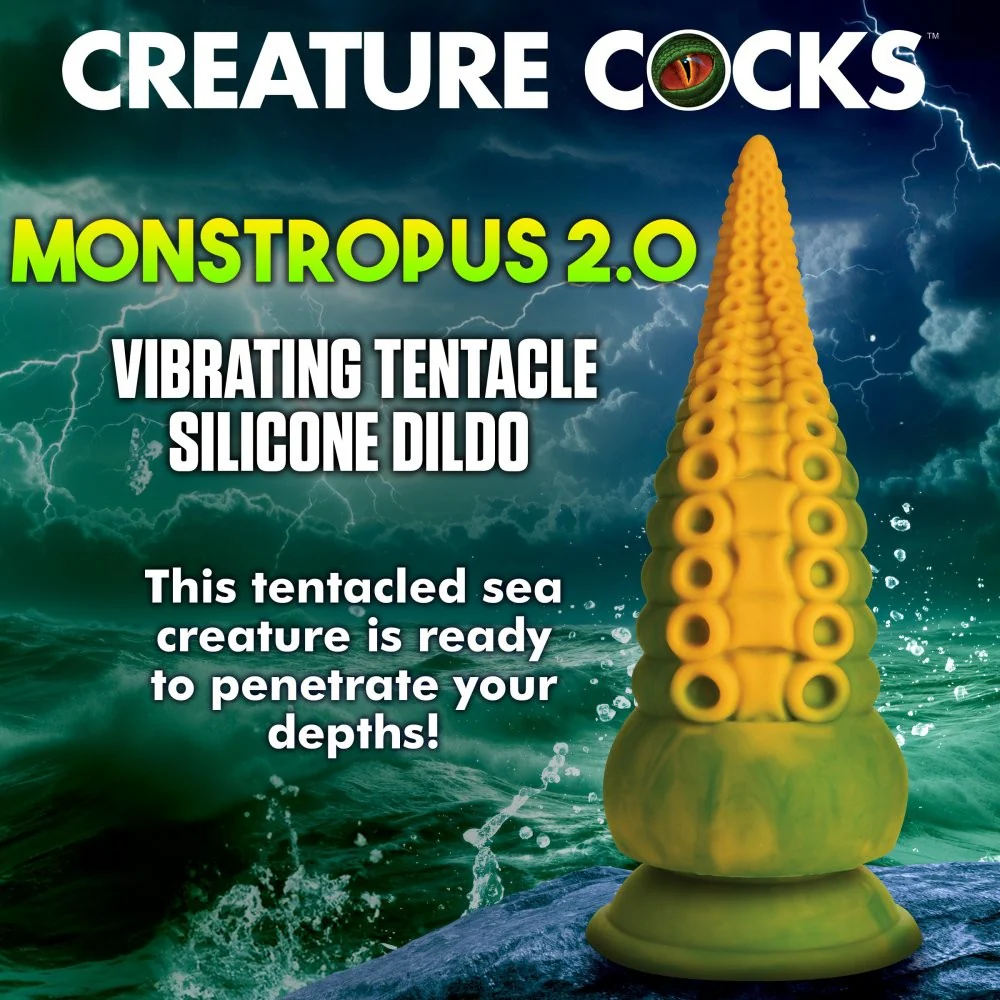 Monstropus 2.0 Vibrating Tentacle Silicone Dildo - Image 2