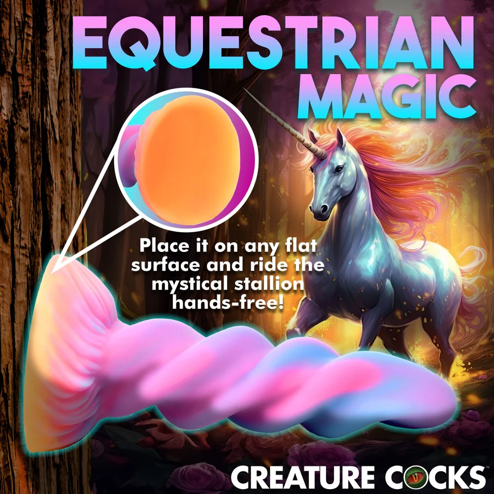 Moon Rider Glow-in-the-dark Unicorn Dildo - Image 7