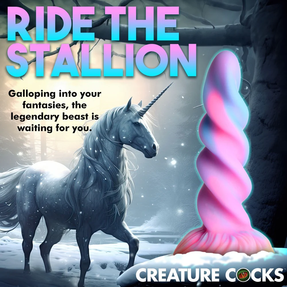 Moon Rider Glow-in-the-dark Unicorn Dildo - Image 8
