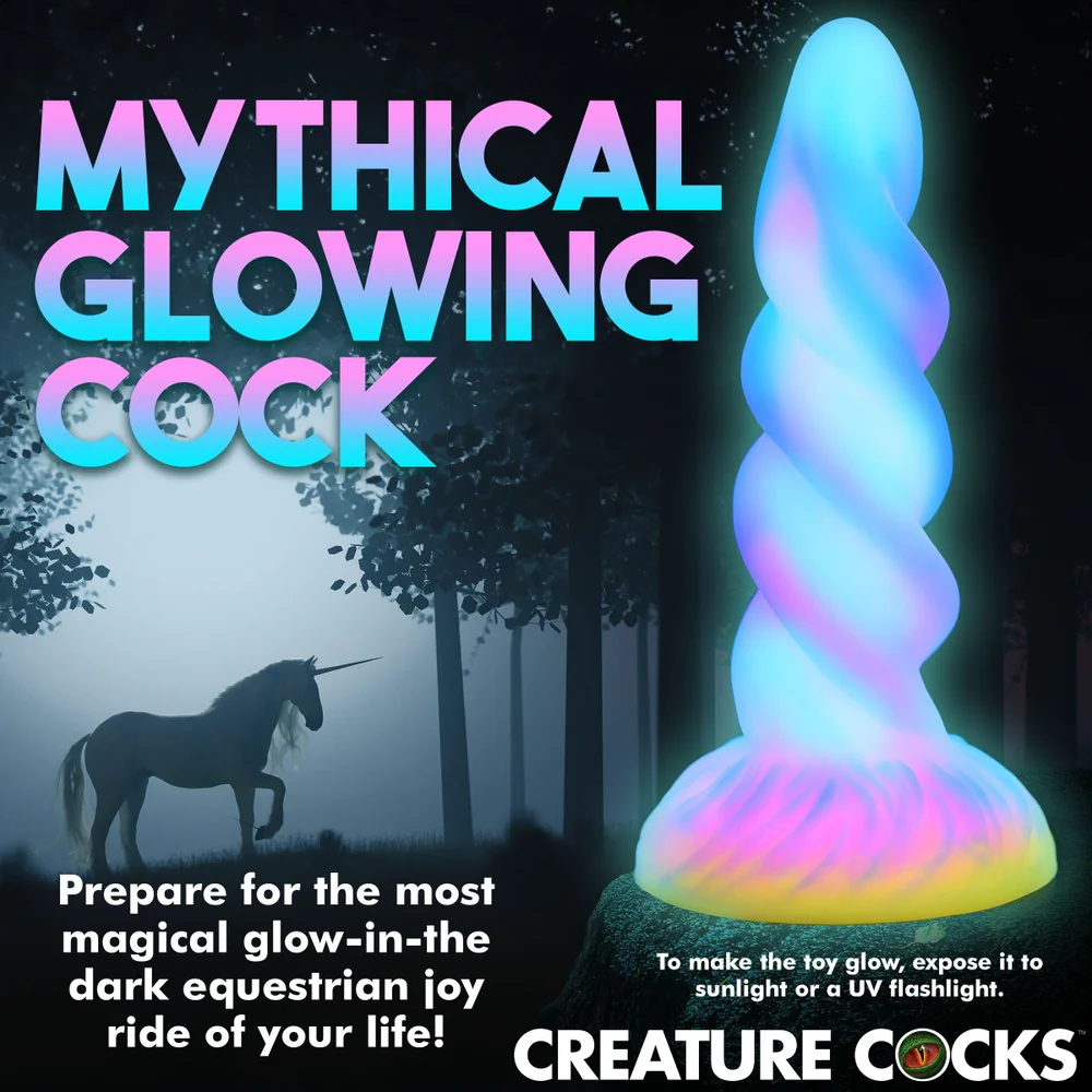Moon Rider Glow-in-the-dark Unicorn Dildo - Image 9