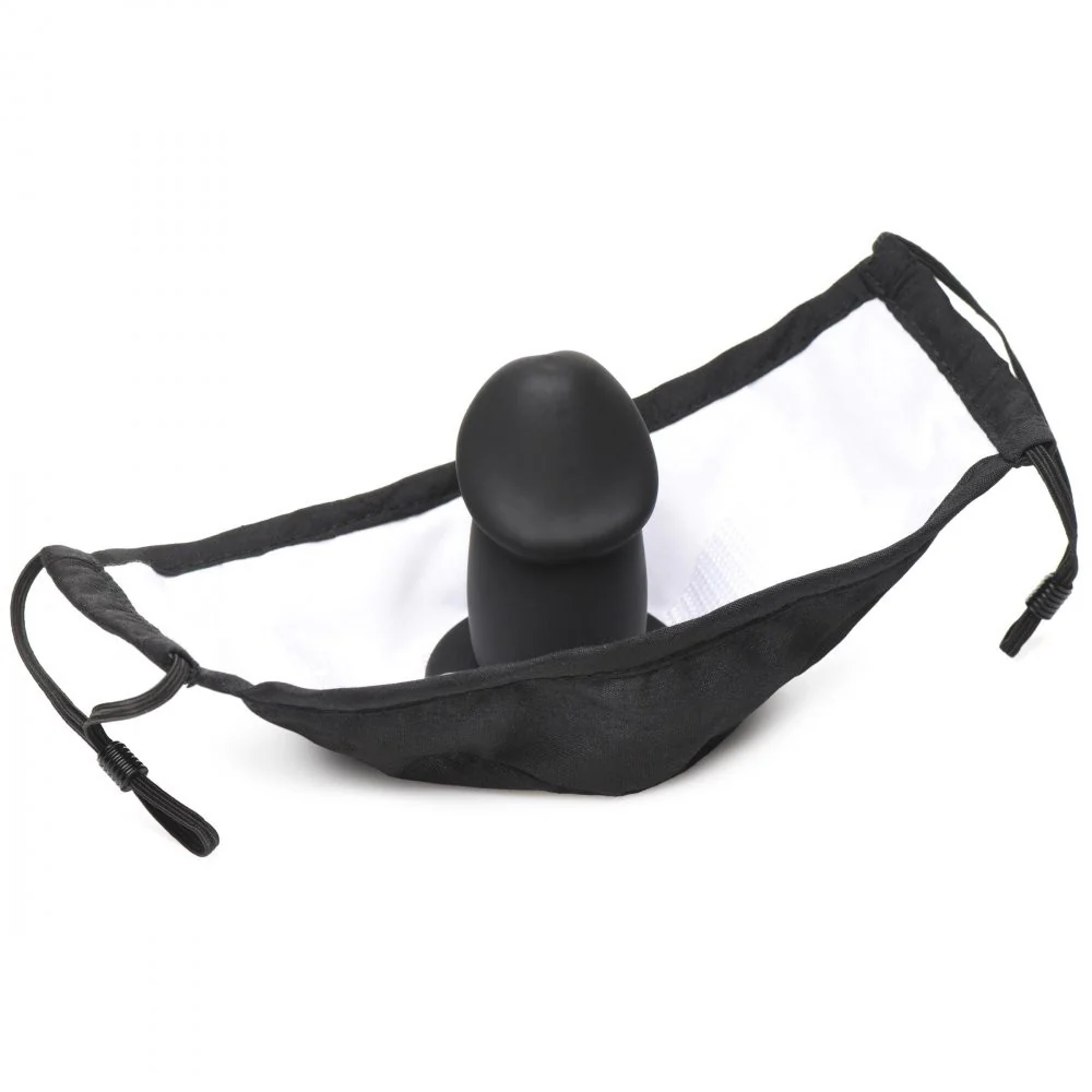 Mouth-Full Dildo Face Mask - Image 4