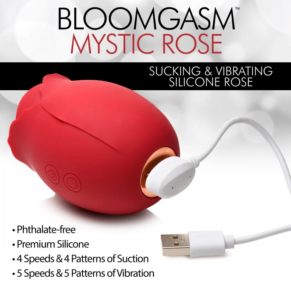 Mystic Rose Sucking and Vibrating Silicone Rose - Image 6