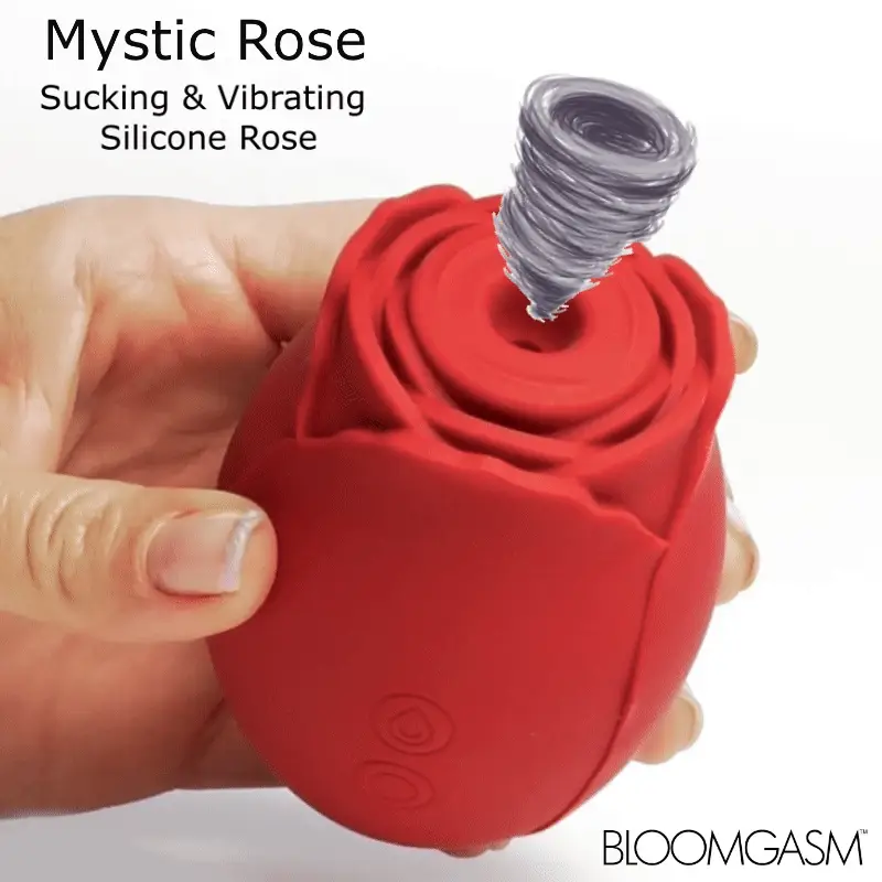 Mystic Rose Sucking and Vibrating Silicone Rose - Image 9