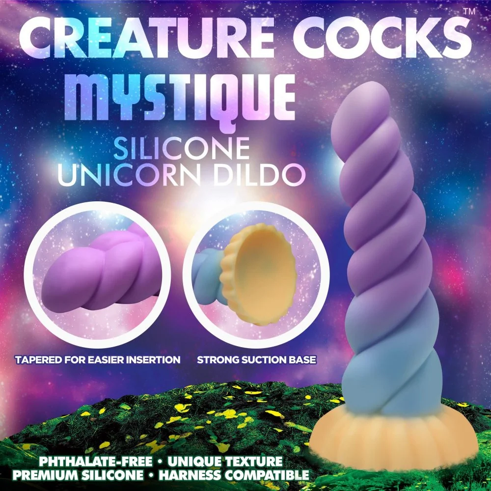Mystique Silicone Unicorn Dildo - Image 4