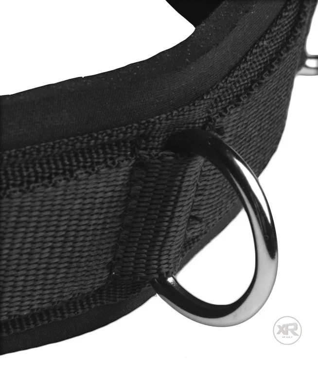 Neoprene 3 Ring Bondage Collar - Image 4