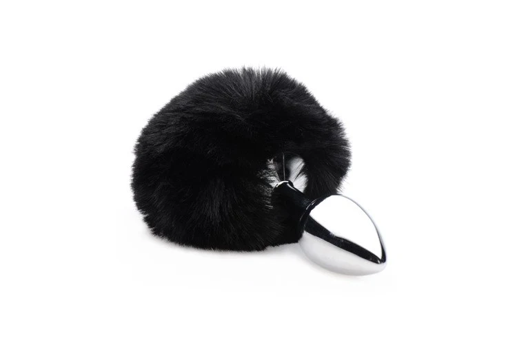 Onyx Bunny Tail Anal Plug - Image 3