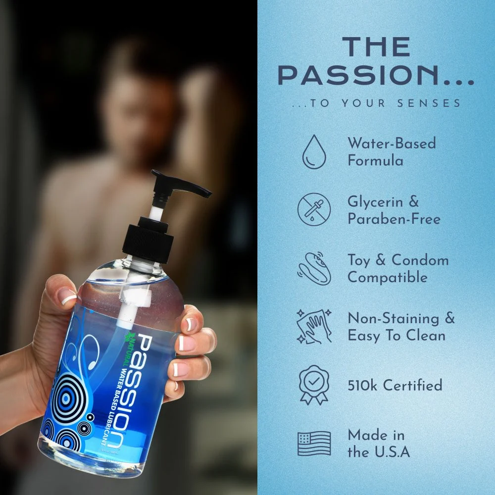 Passion Natural Water Based Lube 16oz - Image 5