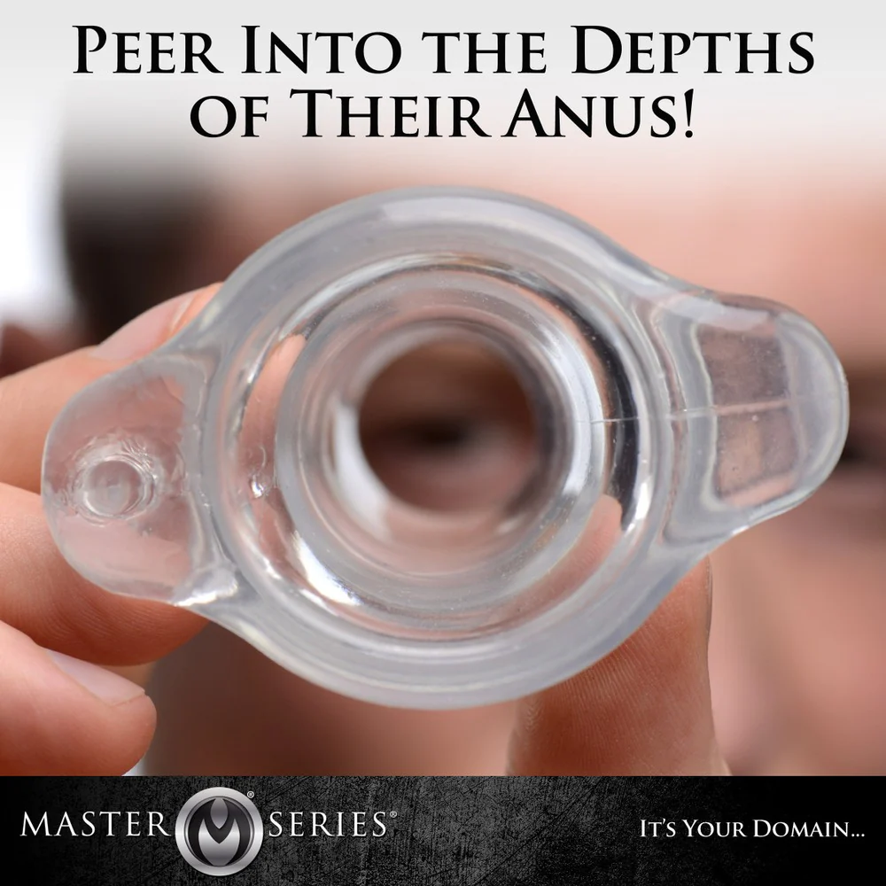 PeepHole Clear Hollow Anal Plug - Image 2