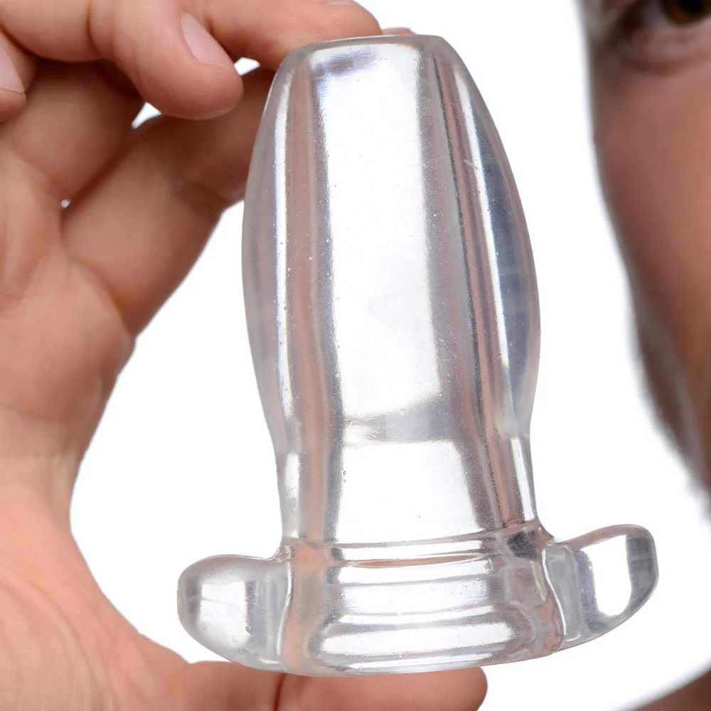 PeepHole Clear Hollow Anal Plug - Image 8