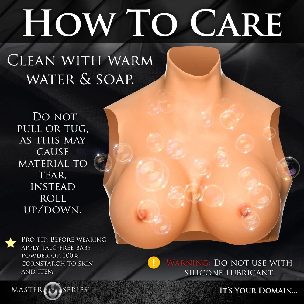 Perky Pair G-Cup Wearable Silicone Breasts - Image 6