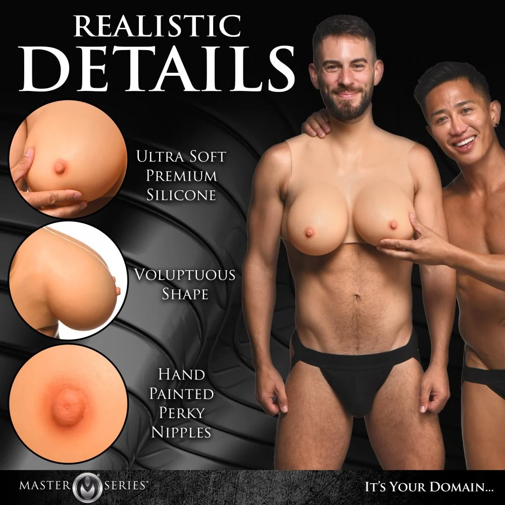 Perky Pair G-Cup Wearable Silicone Breasts - Image 7