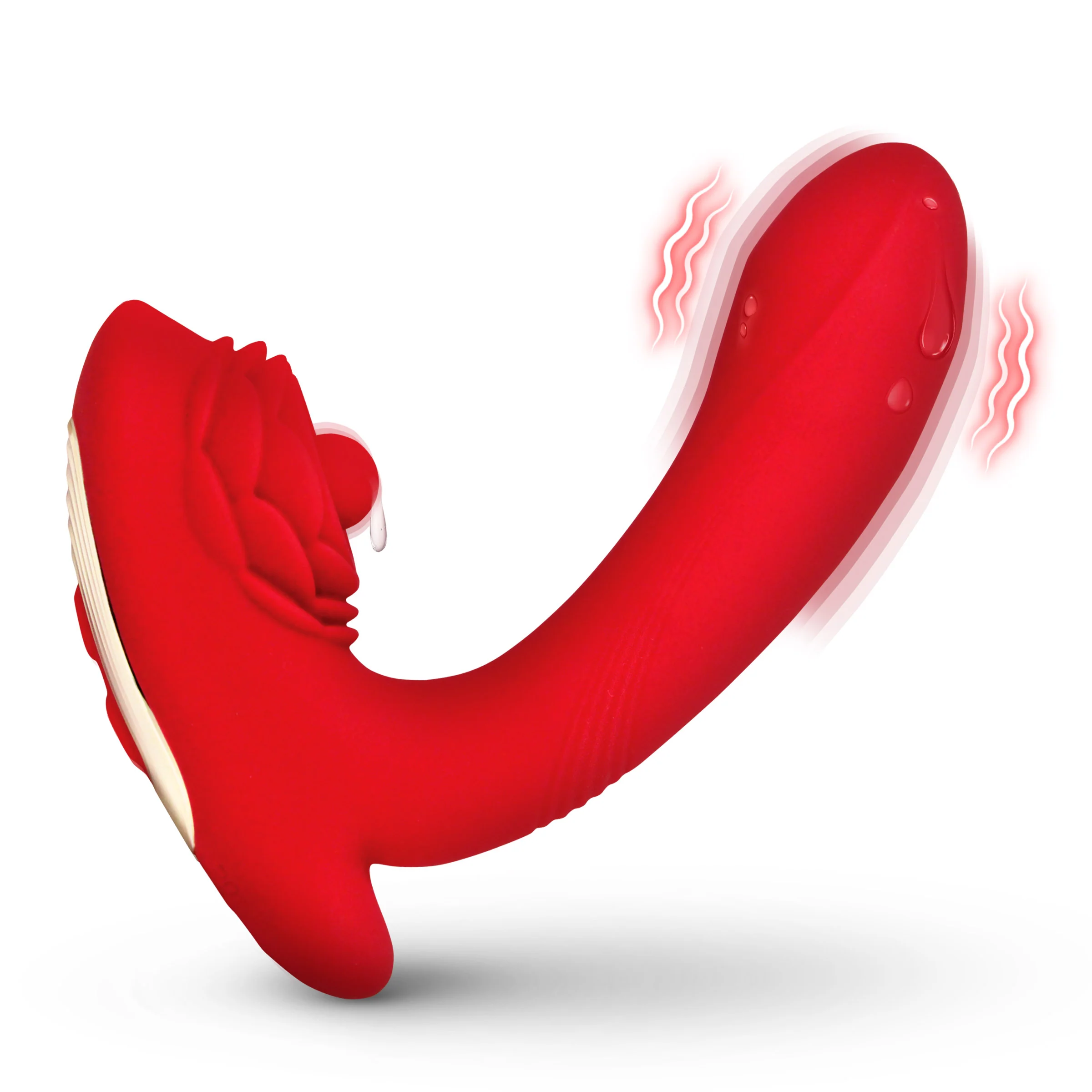 Petal Twirl Clit Massaging Silicone Vibrator - Image 7