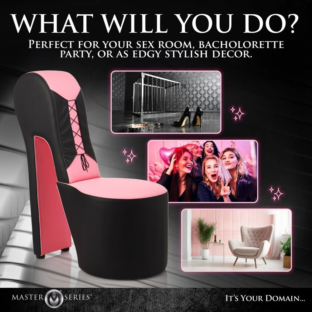 Pink Stiletto Sex Chair - Image 4