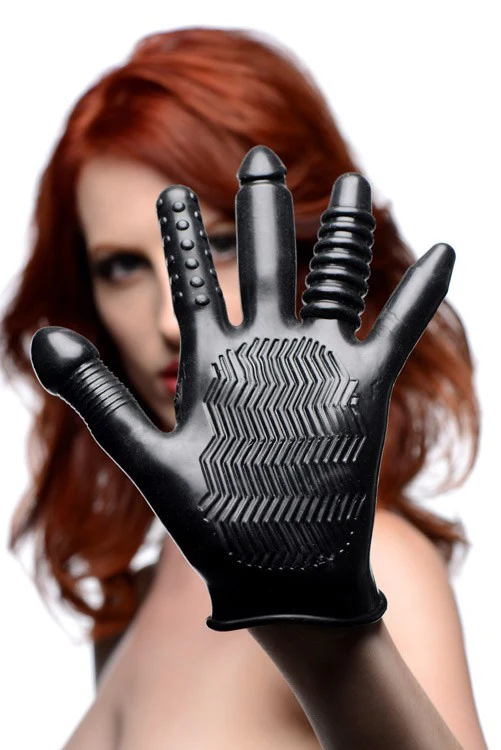 Pleasure Poker Textured Glove - Image 3