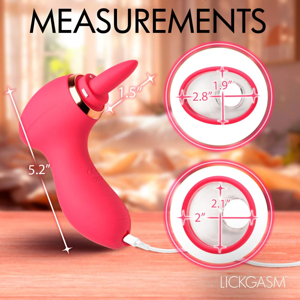 Plump Pleasure Licking & Sucking Clitoral Stimulator - Image 7