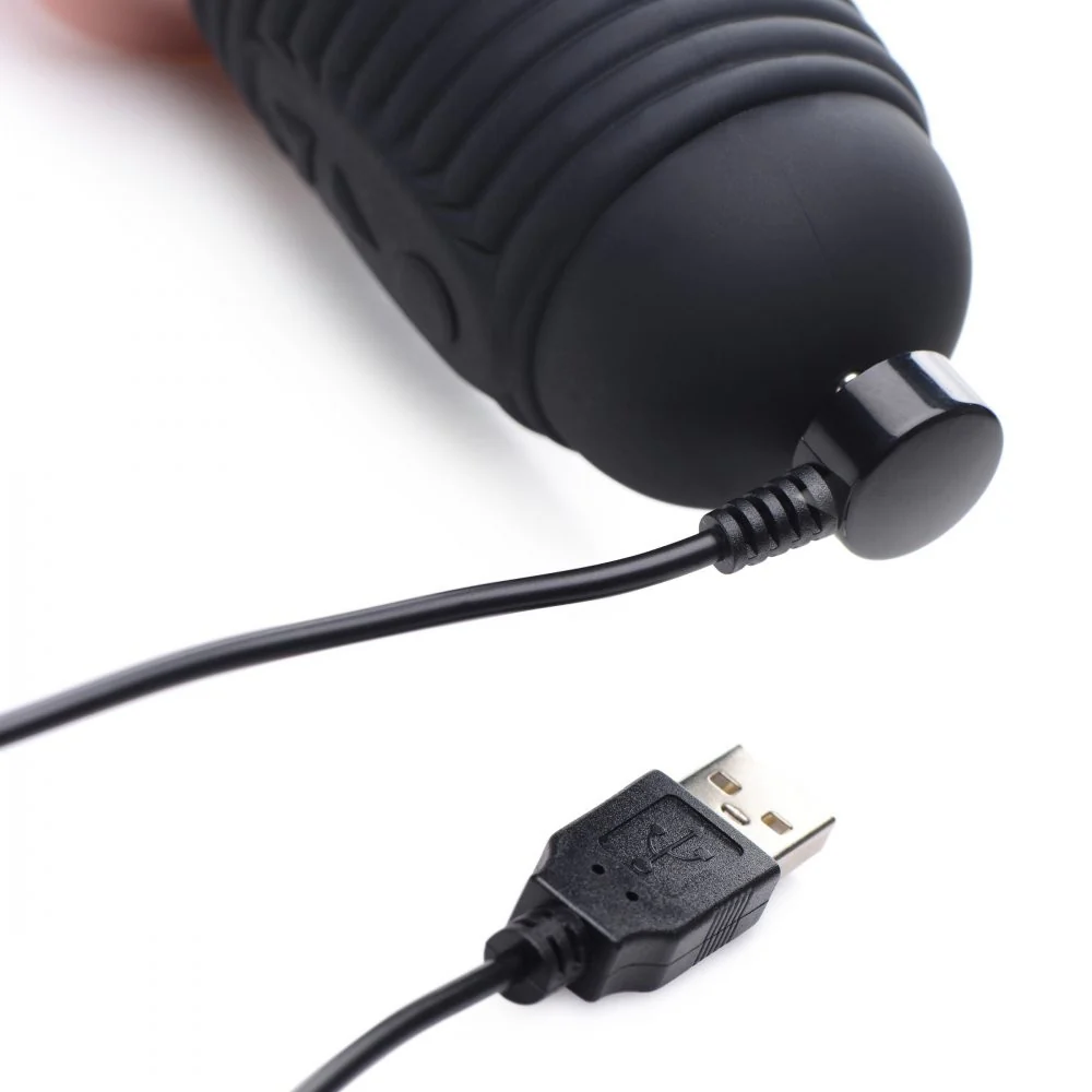 Power Pounder Vibrating and Thrusting Silicone Dildo - Image 3