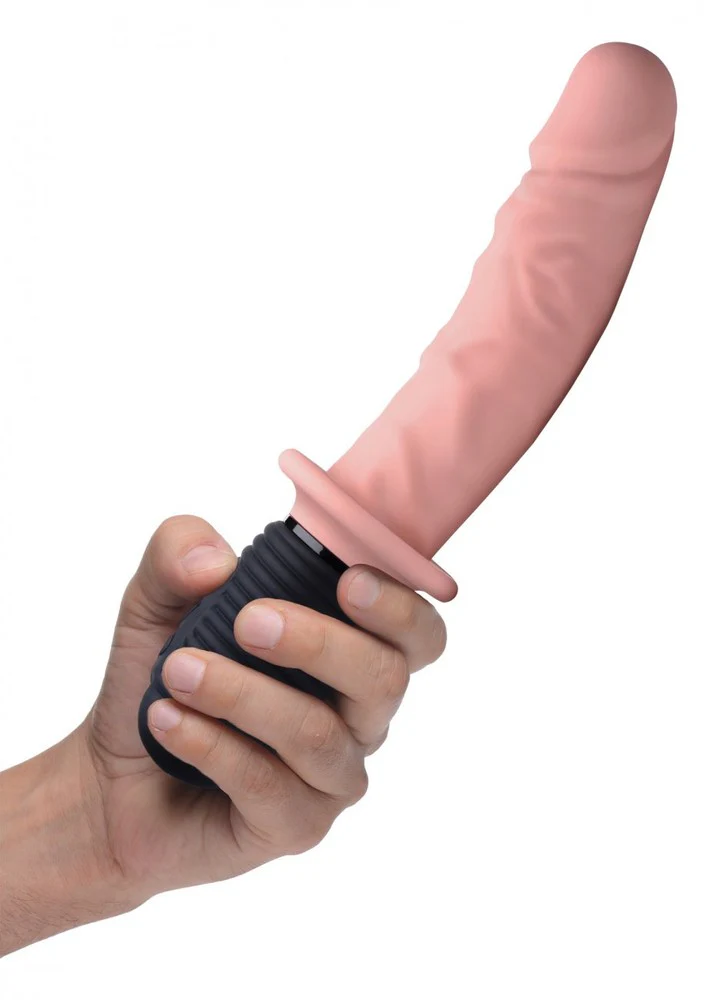 Power Pounder Vibrating and Thrusting Silicone Dildo - Image 6