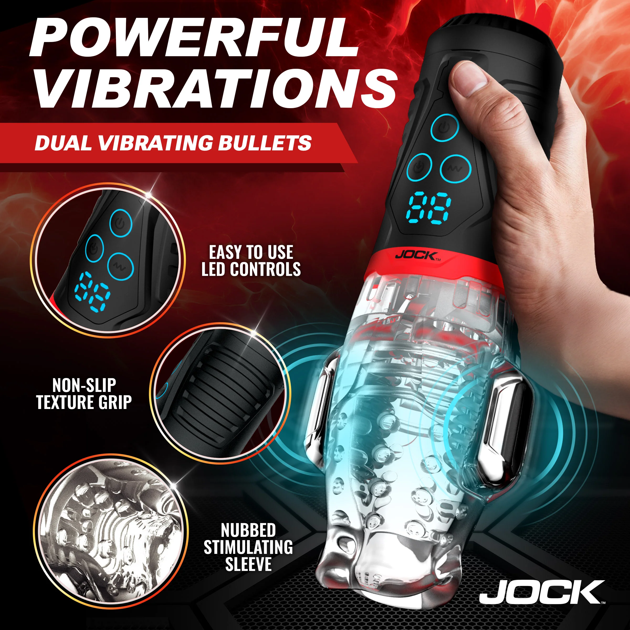 Power Suck Sucking & Vibrating Masturbator - Image 4