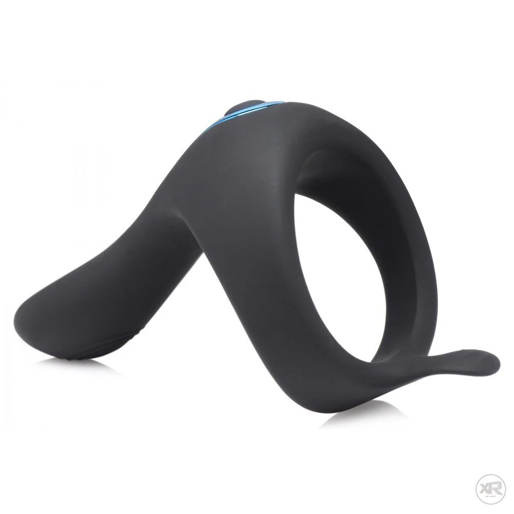 Power Taint 7X Silicone Cock and Ball Ring with Remote - Image 6