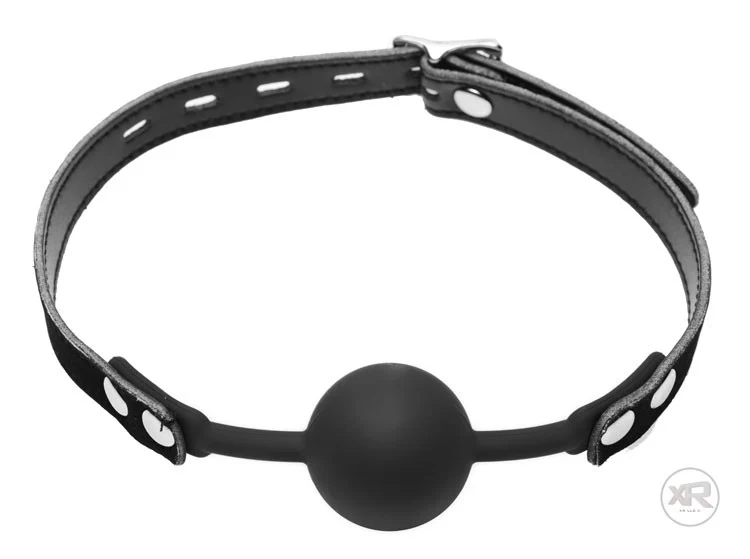 Premium Hush Locking Silicone Ball Gag - Image 6