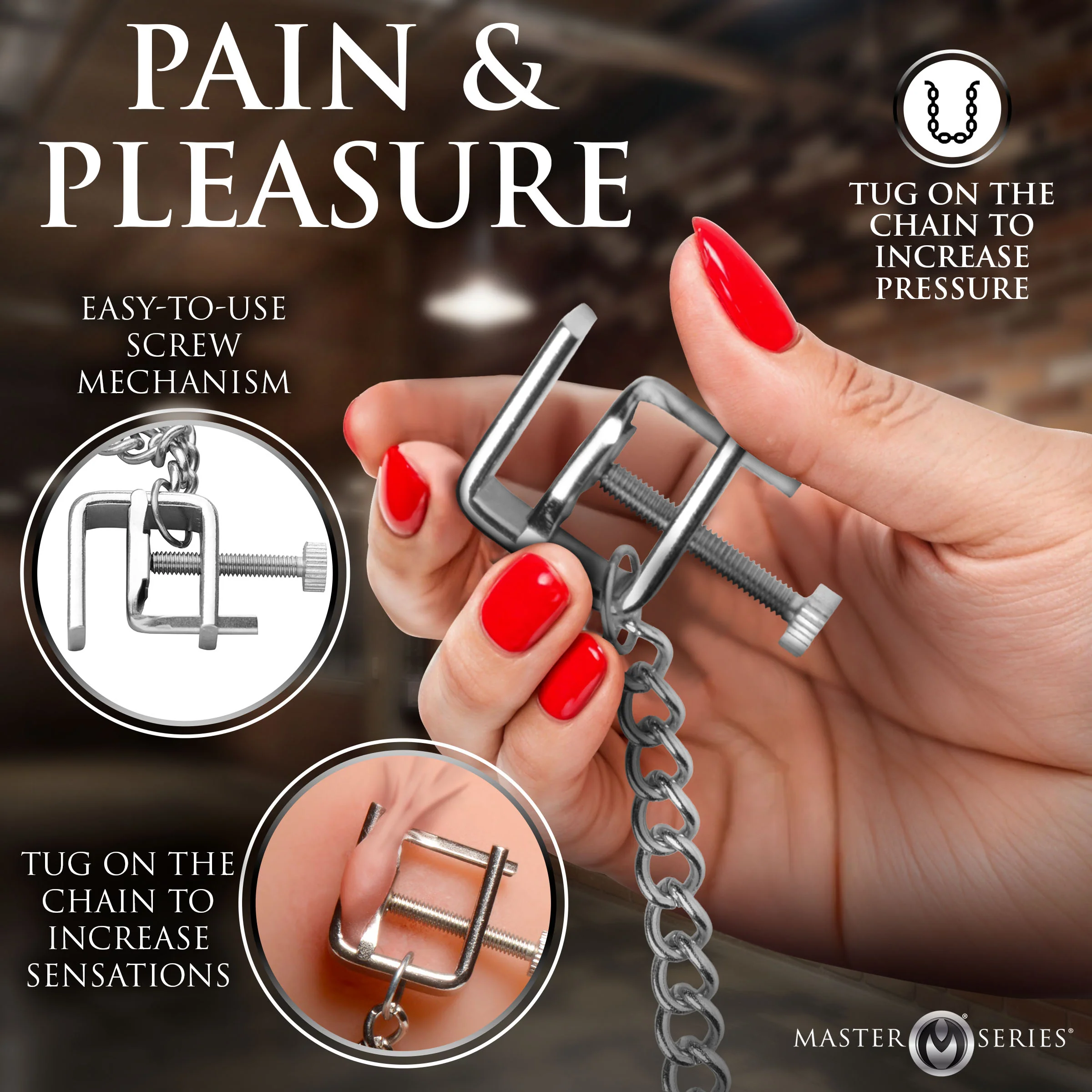 Pressure Vice Metal Nipple Clamps - Image 4