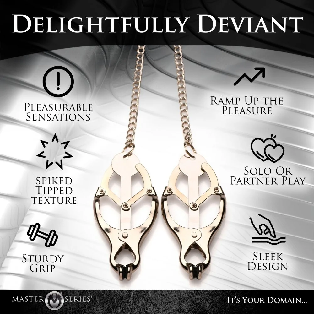 Primal Spiked Clover Nipple Clamps - Image 4