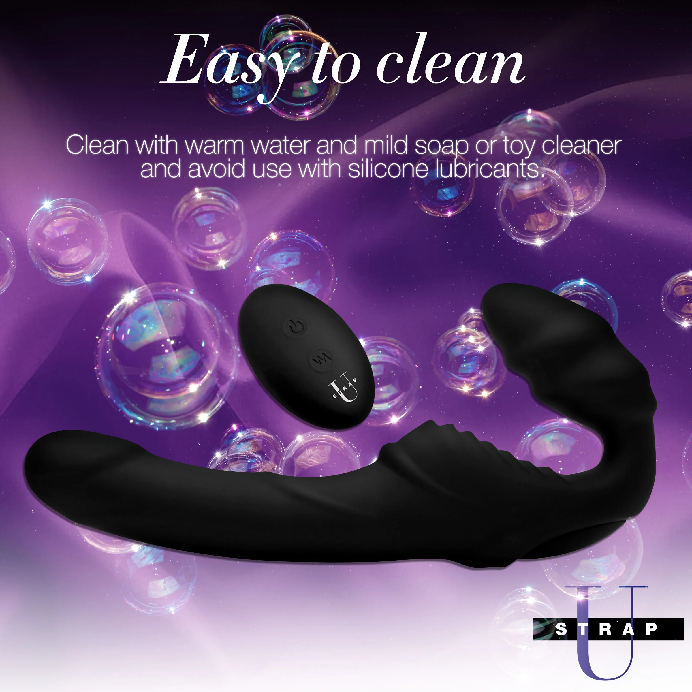 Pro Rider 9X Vibrating Silicone Strapless Strap On with Remote Control - Image 7